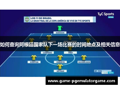 如何查询阿根廷国家队下一场比赛的时间地点及相关信息