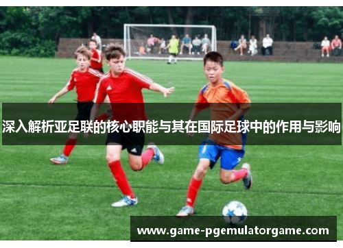 深入解析亚足联的核心职能与其在国际足球中的作用与影响